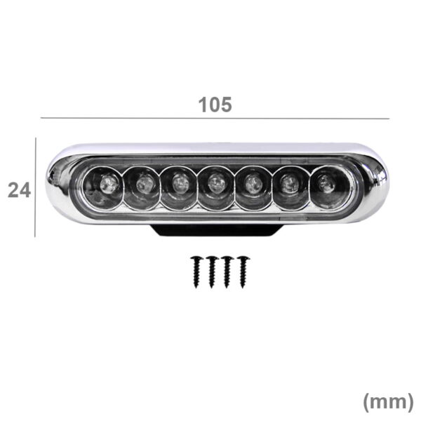 ΠΡΟΒΟΛΕΙΣ DAYLIGHT LED ΜΠΛΕ 12V