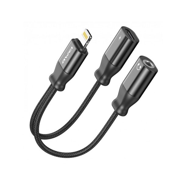 Αντάπτορας Lightning male σε Jack 3.5mm/Lightning female - CL-73 - AWEI - 888148