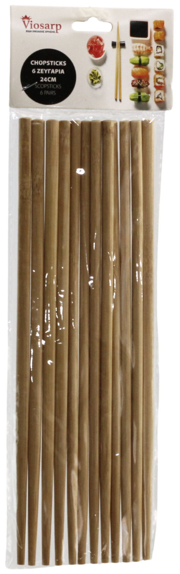 CHOPSTICKS VC2301 6.5x24cm 6 ΖΕΥΓΑΡΙΑ