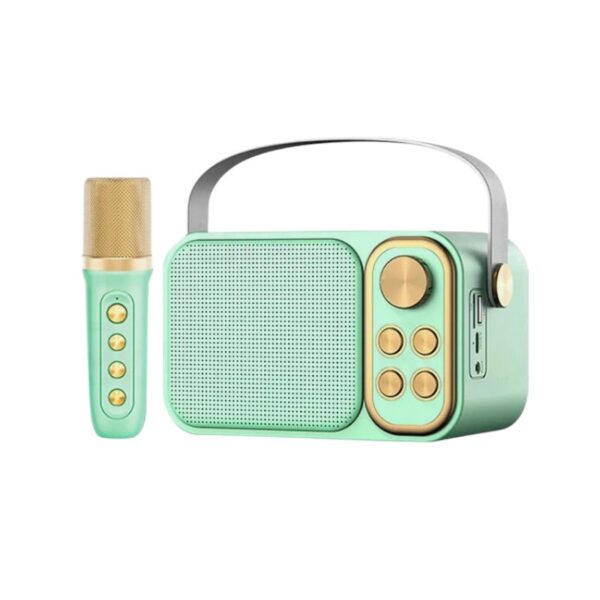 Ασύρματο ηχείο Bluetooth με μικρόφωνο Karaoke - YS-103 - 887288 - Green