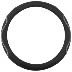 ΚΑΛΥΜΜΑ ΤΙΜΟΝΙΟΥ WAVY 38cm - ΜΑΥΡΟ/ΓΚΡΙ