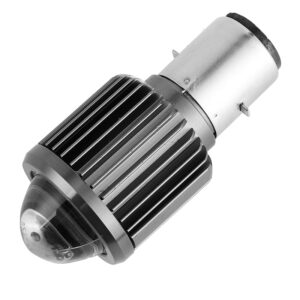 ΛΑΜΠΑ LED MOTO BA20D 20W 12-80V AC&DC (Λευκό+Κίτρινο)
