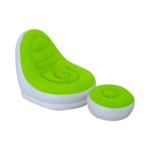 Φουσκωτή πολυθρόνα με υποπόδιο - 812358 - Green