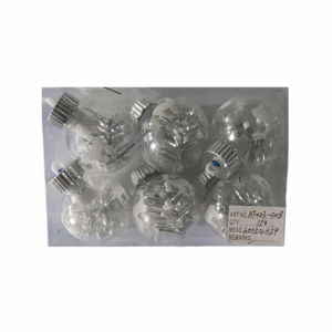 Σετ Χριστουγεννιάτικες μπάλες - 6cm - 6pcs - 232082