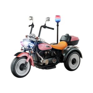 Παιδικό ηλεκτροκίνητο τρίκυκλο scooter με φάρο - BJQ-6388 - 701114 - Pink