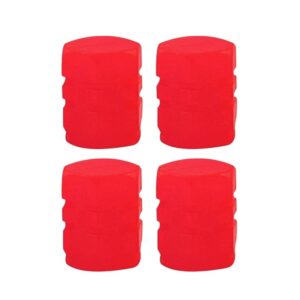 Καπάκι βαλβίδας ελαστικών αυτοκινήτου φωσφορίζον - R-Z17201-4U - 140532 - Red