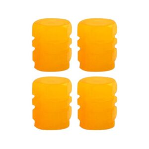 Καπάκι βαλβίδας ελαστικών αυτοκινήτου φωσφορίζον - R-Z17201-4U - 140532 - Orange