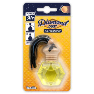 Αρωματικό Αυτοκινήτου Κρεμαστό Μπουκαλάκι Diamond Dust 9ml Power Air - VANILLA