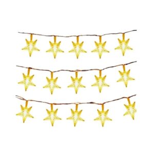 Ηλιακή γιρλάντα φωτισμού LED - Αστέρι - 5m+1m - 20D - 152851 - Warm White