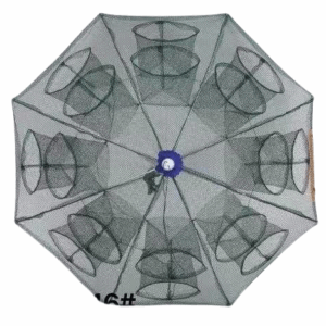 Πτυσσόμενη παγίδα ψαρέματος - Κιούρτος με 16 εισόδους - 931354