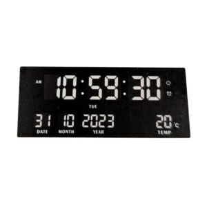 Ηλεκτρονικό ψηφιακό ρολόι LED - JH-3615 - 676173 - White