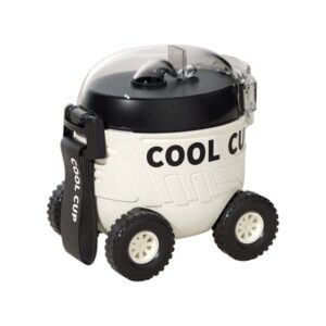 Παιδικό παγούρι πλαστικό - Αυτοκινητάκι - 600ml - 722399 - White