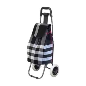 Υφασμάτινο καρότσι λαϊκής - ZZ304-7B - 981287 - Black