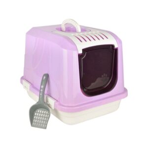 Λεκάνη γάτας κλειστή - Alice Lux - 50x37x38.5cm - 005265 - Purple