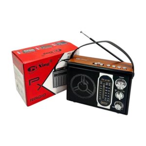 Επαναφορτιζόμενο ραδιόφωνο - PX-61BT - 617156 - Brown