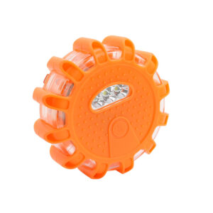 Φάρος LED Ασφαλείας με Κόκκινο & Λευκό Φως, Λειτουργία με Μπαταρίες AAA, με Μαγνήτη και Γάντζο